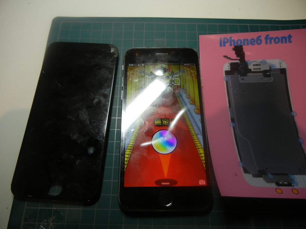 修理の主流はすっかりiPhone6になりました。