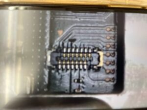 Nintendo Switch SDカードスロットのコネクタ破損箇所