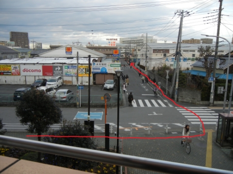 スマスタイル戸田店までの案内写真
